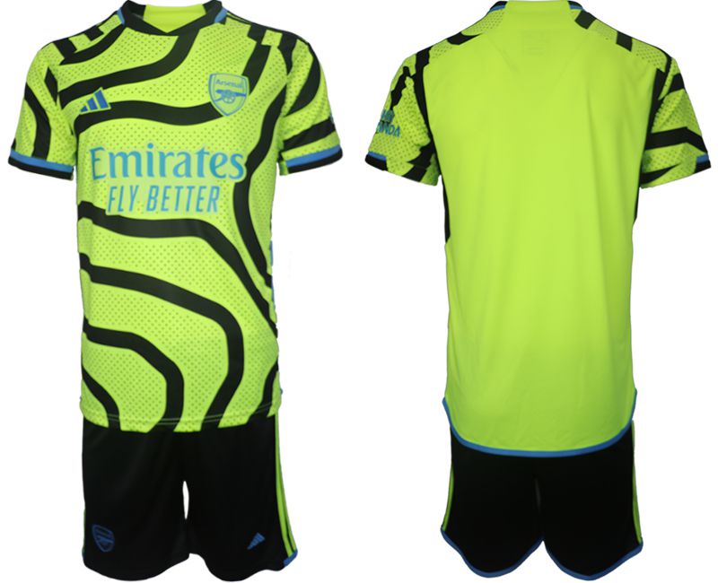 Men 2023-2024 Club Arsenal away blank green Soccer Jersey->new york giants->NFL Jersey